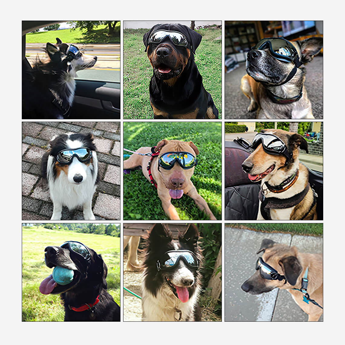 Dog Goggles Sunglasses Anti-UV Sunglasses Eyes Wear protective waterproof and windproof sunglasses