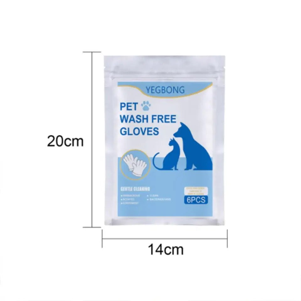 Disposable cleaning gloves for cats and dogs spa bath massage non-woven fabric no-rinse soft eye wipes