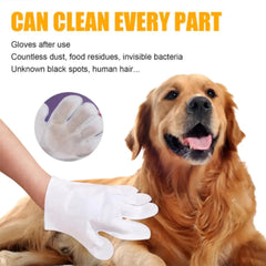 Disposable cleaning gloves for cats and dogs spa bath massage non-woven fabric no-rinse soft eye wipes