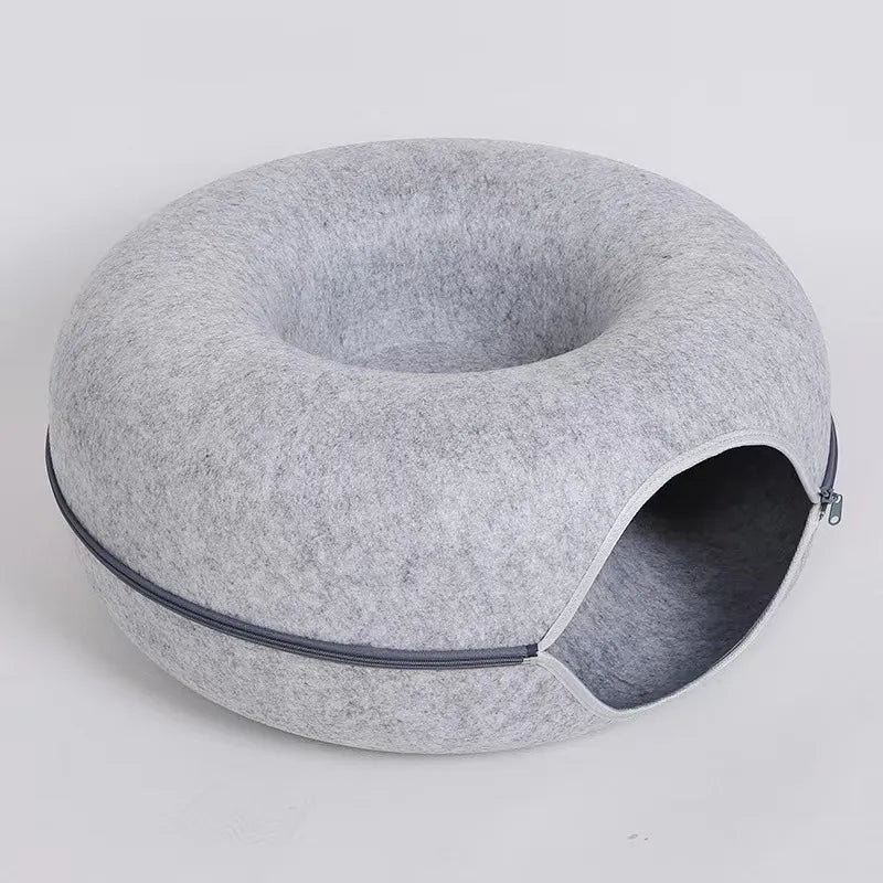 Tunnel Donut Fur Tunnel All Seasons Ground Dragon Warm Passage Toy