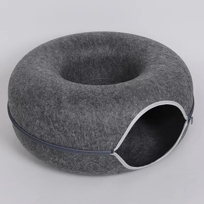 Tunnel Donut Fur Tunnel All Seasons Ground Dragon Warm Passage Toy