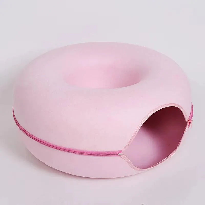 Tunnel Donut Fur Tunnel All Seasons Ground Dragon Warm Passage Toy