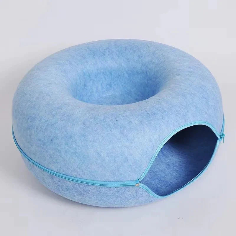 Tunnel Donut Fur Tunnel All Seasons Ground Dragon Warm Passage Toy